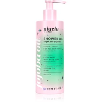 so!flow Shower Oil Fresh Mint With Aloe Vera șampon revigorant pentru păr și barbă - imagine 2